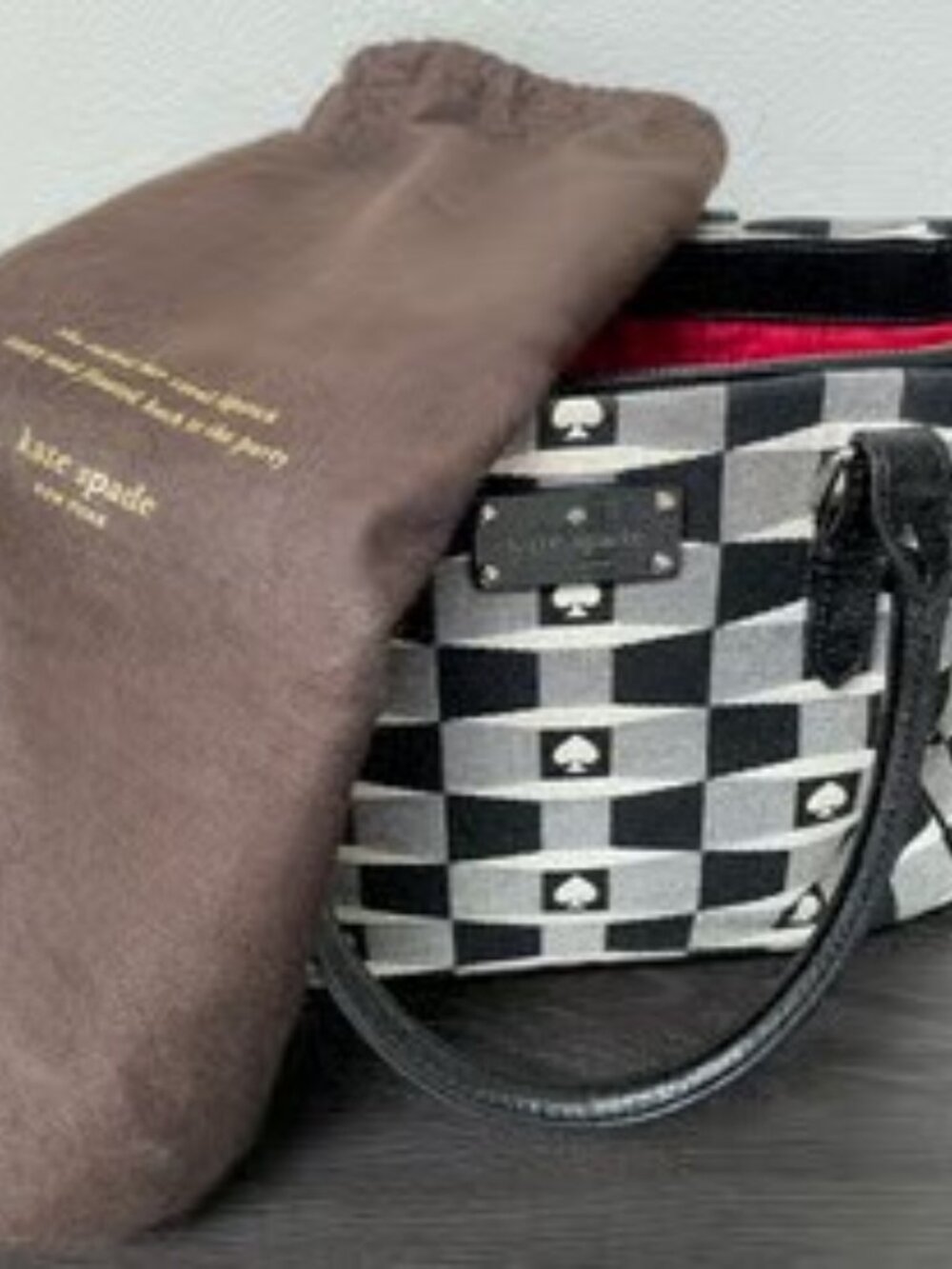 Kate Spade Jacquard Purse ⭐ RARE - Picture 4 of 12